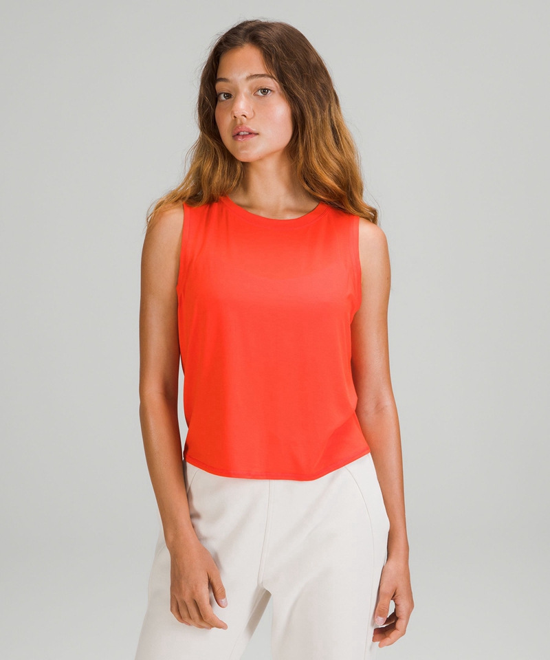 Lululemon Singlet Dame Rød | 60589-KHMY