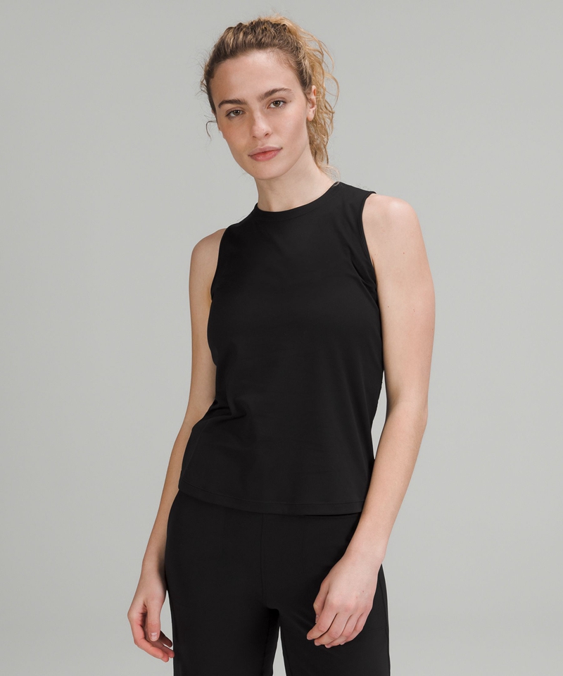 Lululemon Singlet Dame Svarte | 06579-RPDV