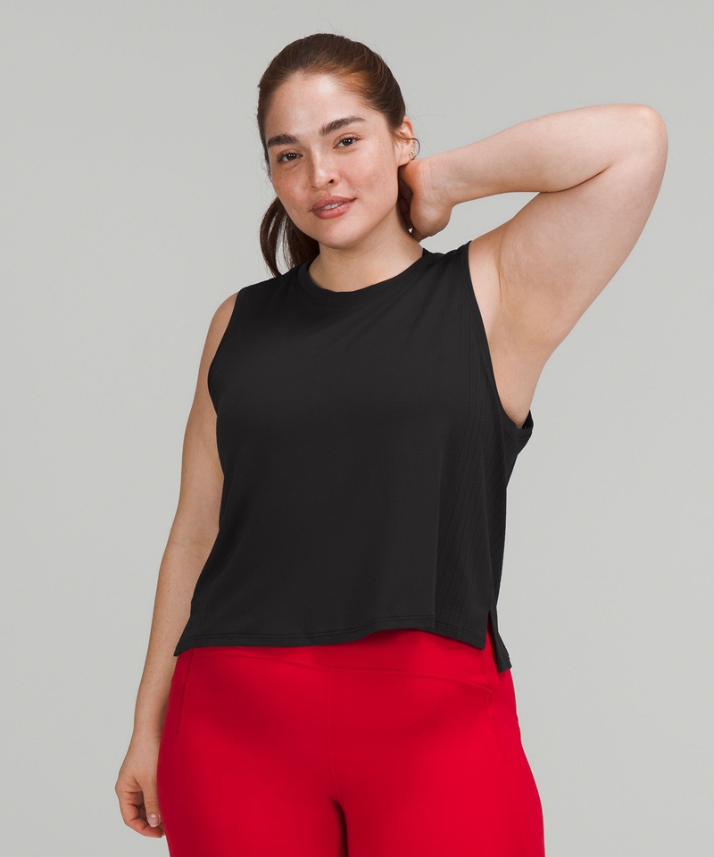 Lululemon Singlet Dame Svarte | 85403-OPFV