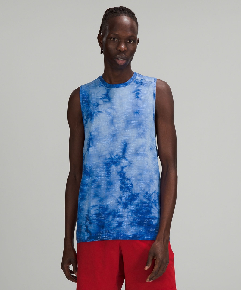 Lululemon Singlet Herre Blå | 39602-ZLTR