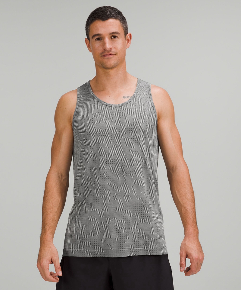 Lululemon Singlet Herre Mørke Grå | 84903-ISLK