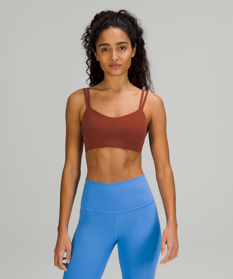 Lululemon Sports Bh Dame Brune | 27436-XFTY