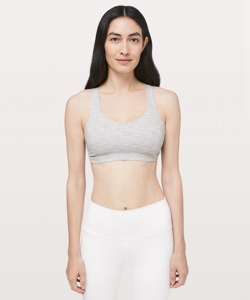 Lululemon Sports Bh Dame Grå | 41328-NAEP