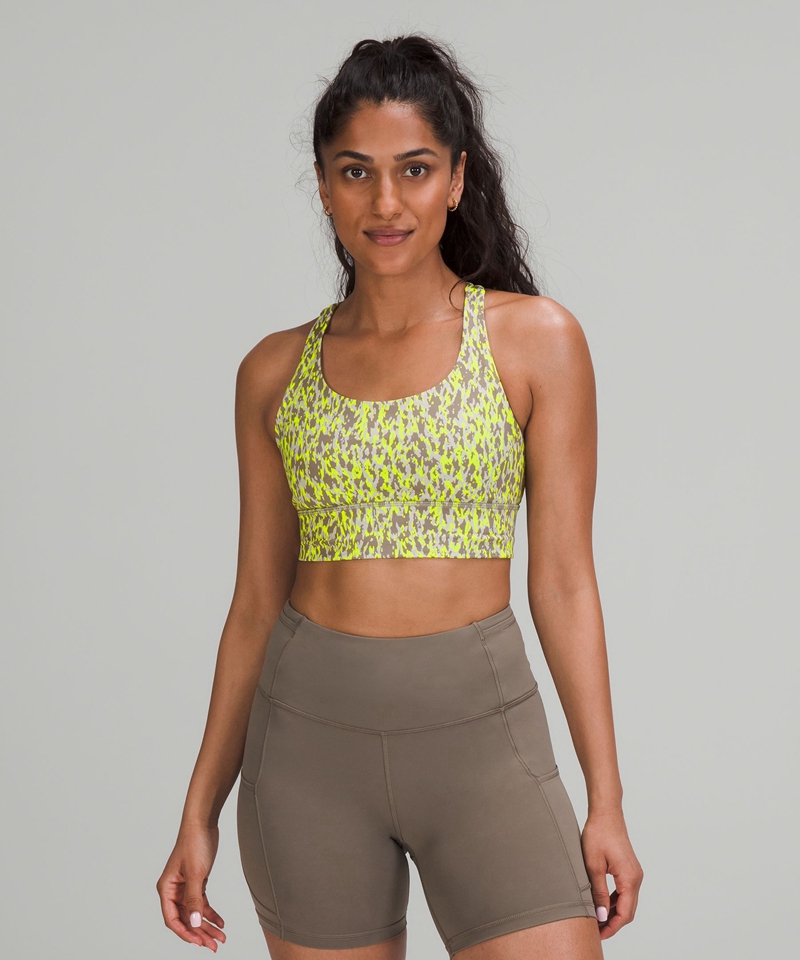 Lululemon Sports Bh Dame Gul | 40567-XEVF