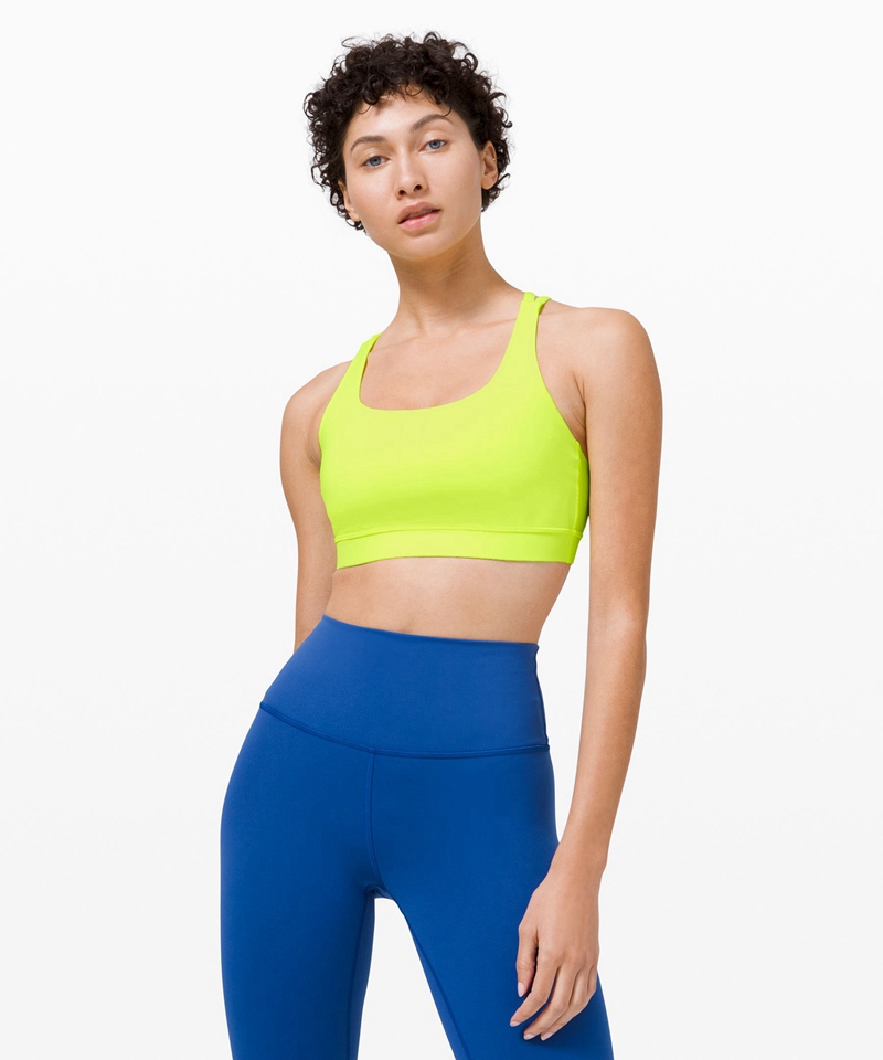 Lululemon Sports Bh Dame Gul | 46297-LFOC