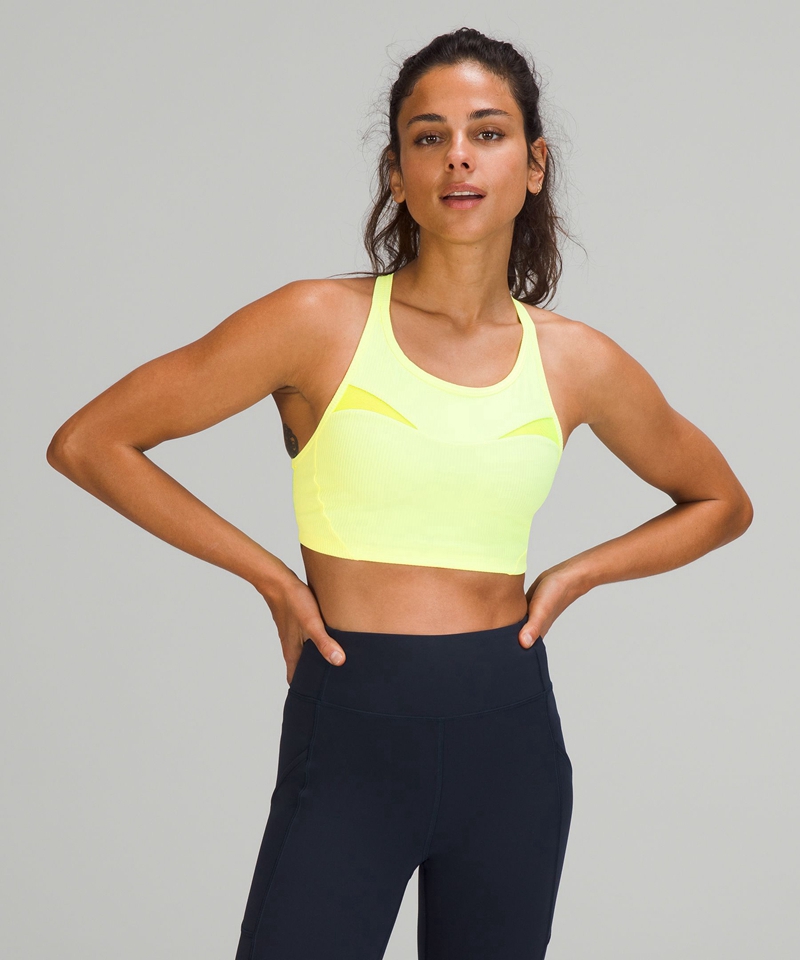 Lululemon Sports Bh Dame Gul | 48931-WHRX