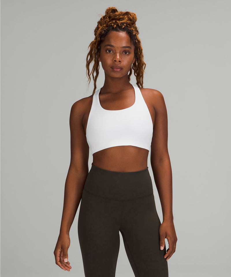 Lululemon Sports Bh Dame Hvite | 96273-SQPL
