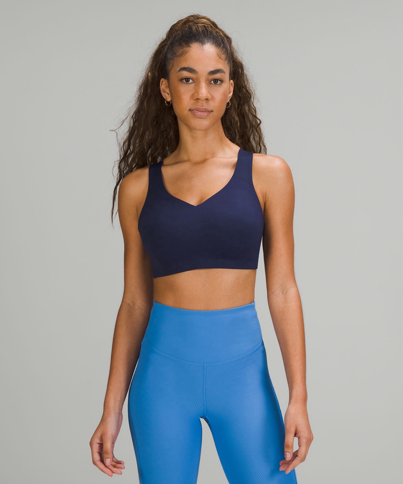 Lululemon Sports Bh Dame Kongeblå | 03189-MQVZ