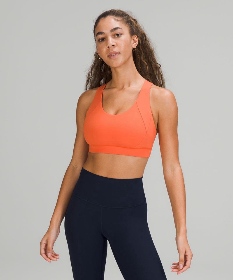 Lululemon Sports Bh Dame Korall | 20359-BKYJ