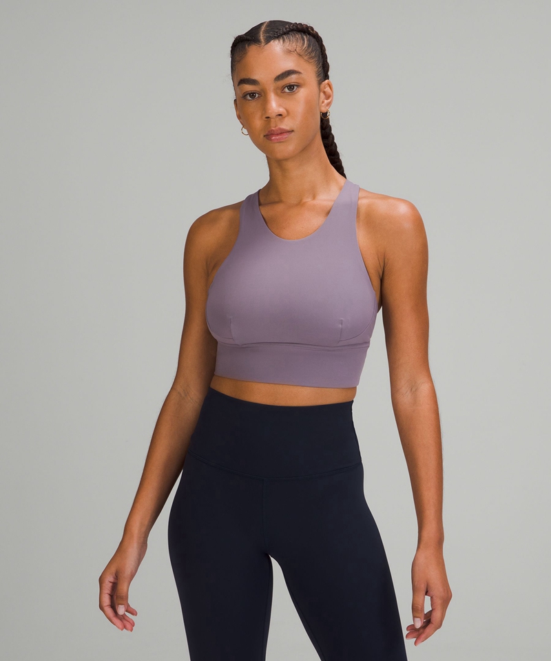 Lululemon Sports Bh Dame Lavendel | 81039-SWCB