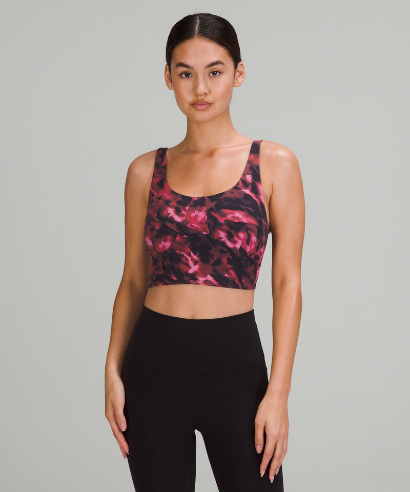 Lululemon Sports Bh Dame Multicolor | 64057-FRNL