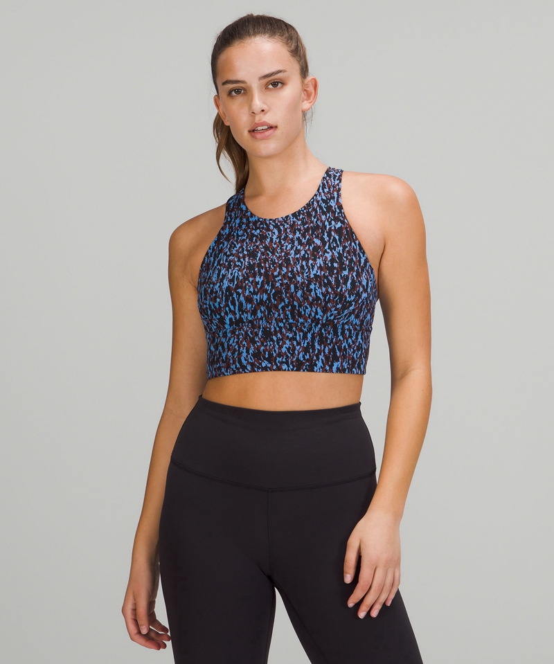 Lululemon Sports Bh Dame Multicolor | 98631-RSHP