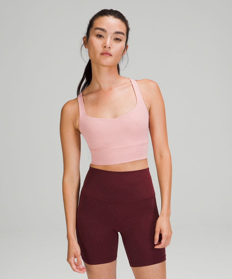 Lululemon Sports Bh Dame Rosa | 21087-GTRI