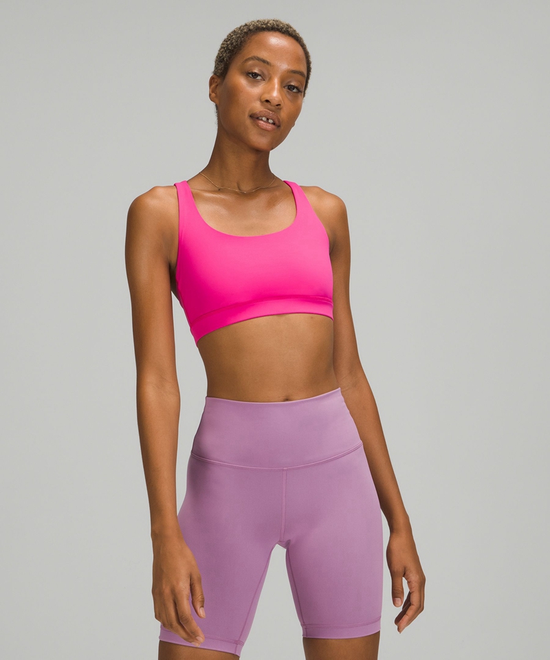 Lululemon Sports Bh Dame Rosa | 45978-TLOQ