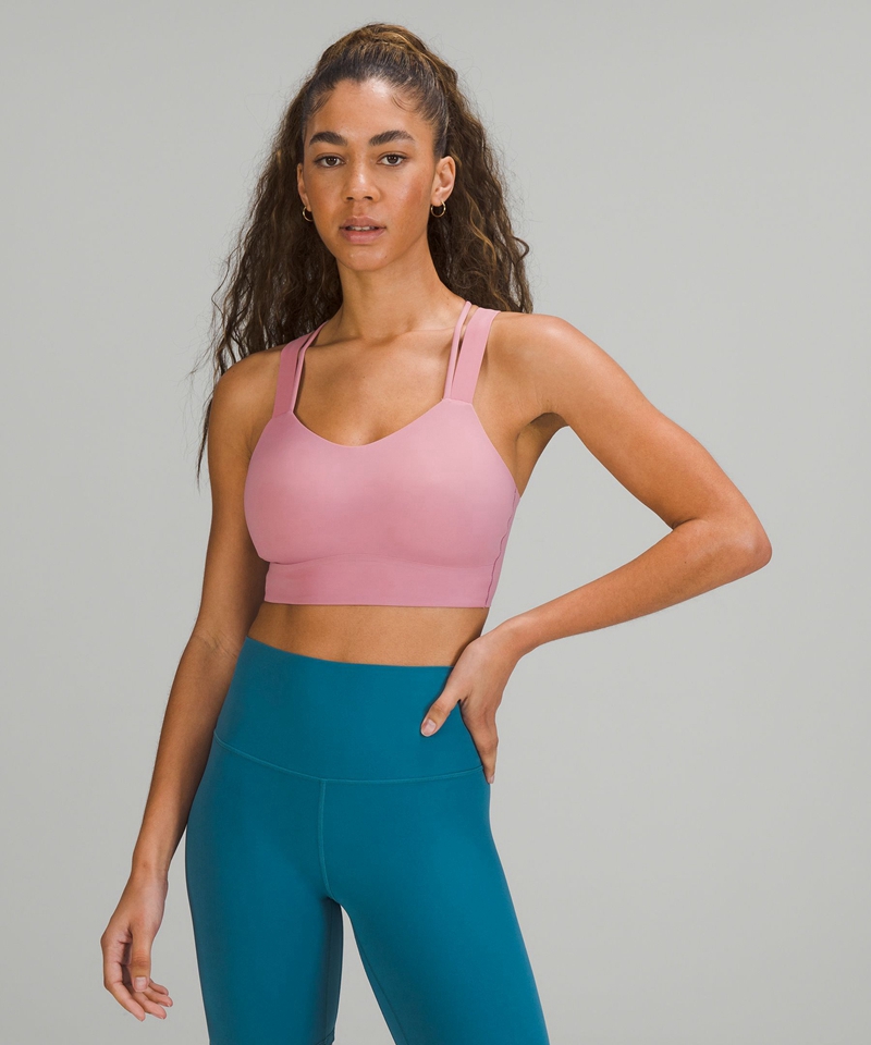 Lululemon Sports Bh Dame Rosa | 49538-AIGY