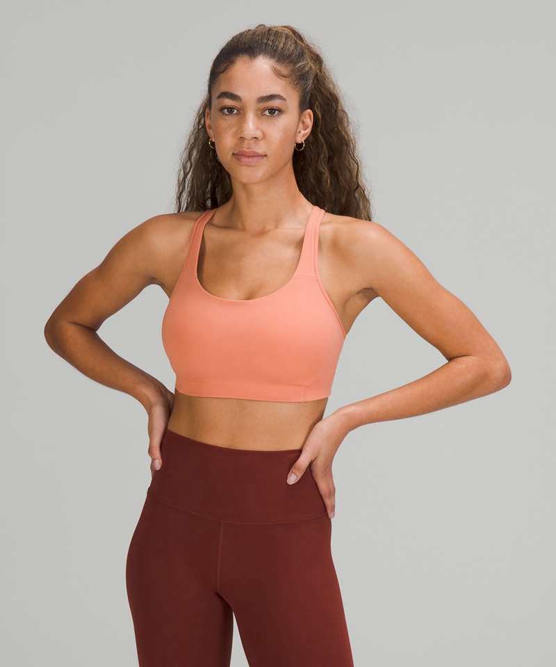 Lululemon Sports Bh Dame Rosa | 59473-YMOU