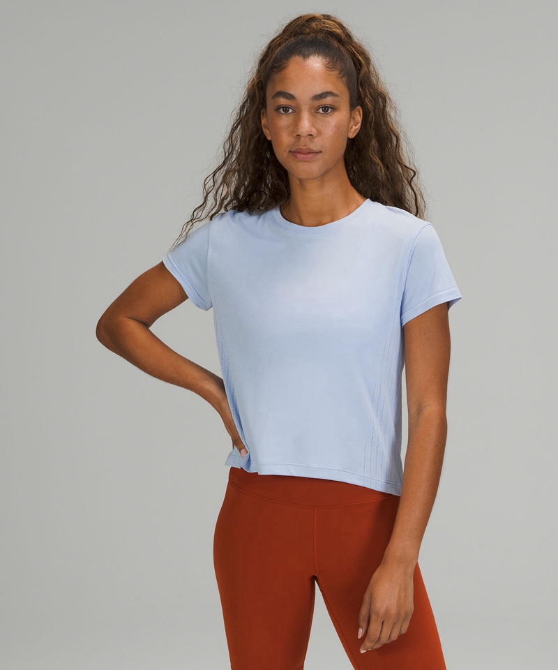Lululemon Topper Dame Blå | 72130-BIFA