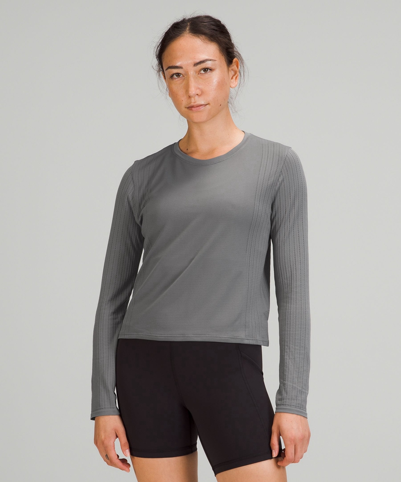 Lululemon Topper Dame Dyp Grå | 10289-SYLI