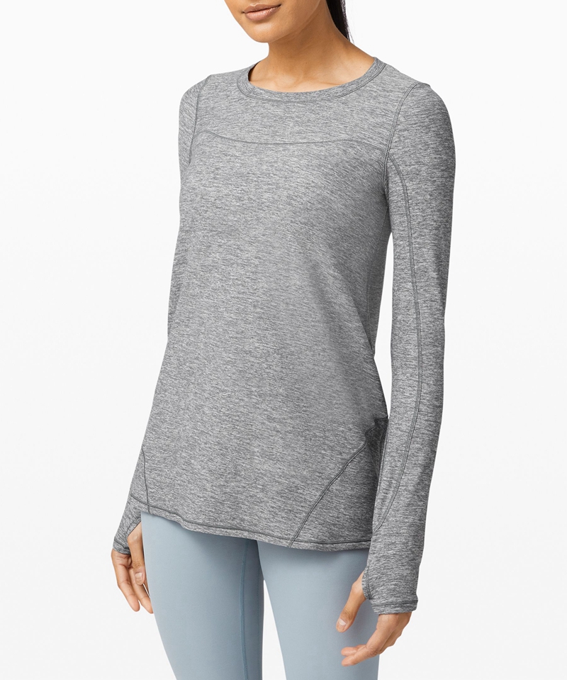 Lululemon Topper Dame Grå | 85762-KMTZ