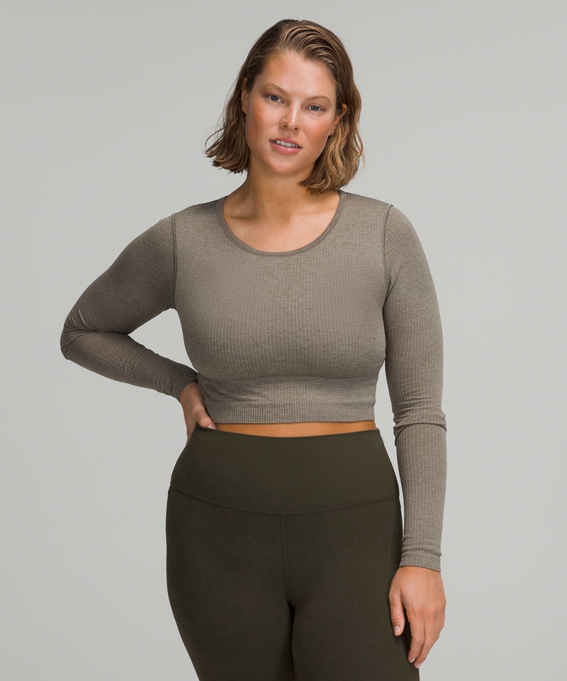Lululemon Topper Dame Grå Brune | 43865-XFRA