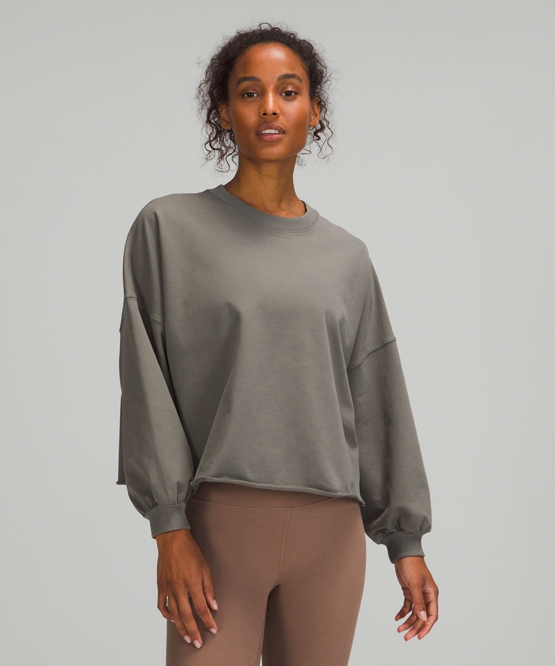 Lululemon Topper Dame Grå Olivengrønne | 94581-XQKH