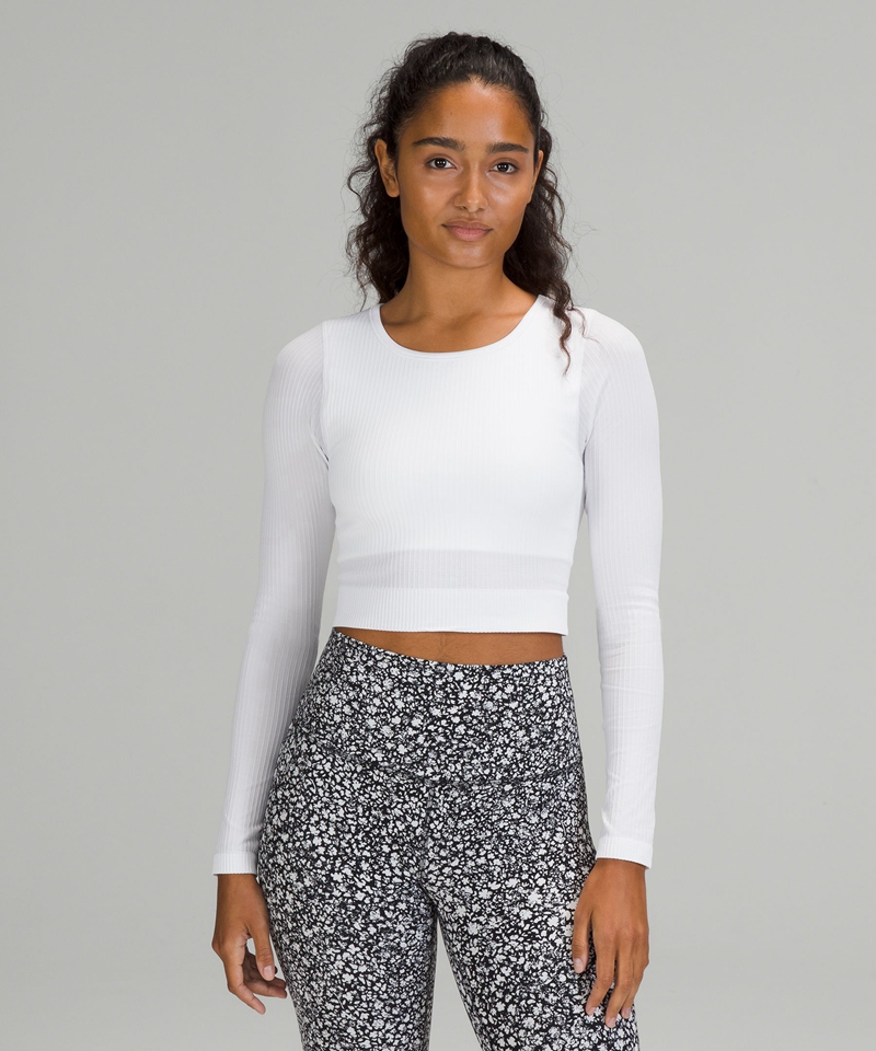 Lululemon Topper Dame Hvite | 23468-ENAP