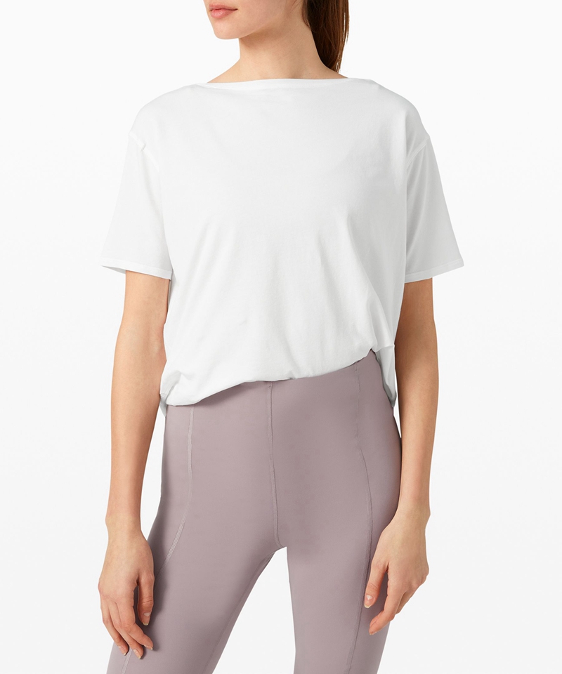 Lululemon Topper Dame Hvite | 48215-HNTF