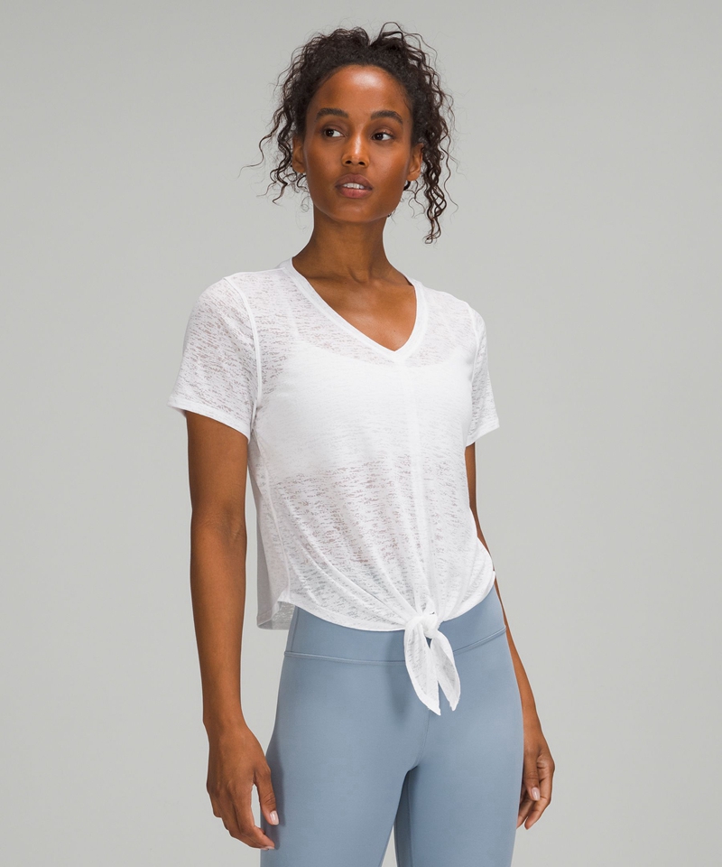 Lululemon Topper Dame Hvite | 58416-QNAK