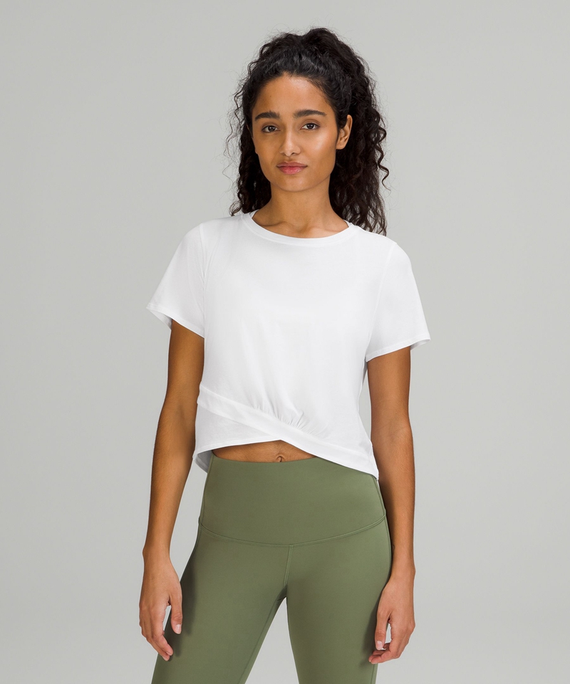 Lululemon Topper Dame Hvite | 68901-HCER