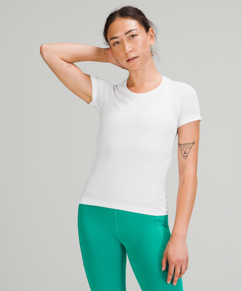 Lululemon Topper Dame Hvite | 70168-DKHM