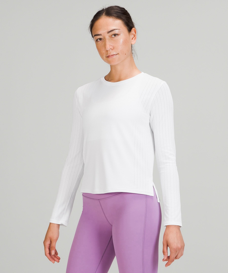 Lululemon Topper Dame Hvite | 79806-UFHR
