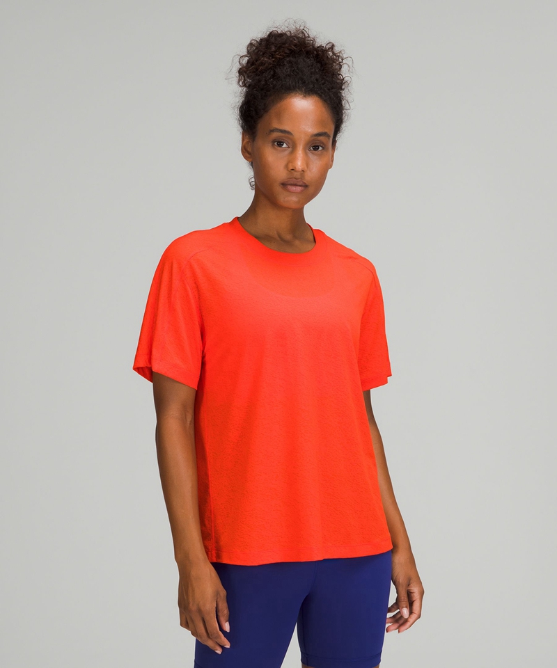 Lululemon Topper Dame Rød | 46805-RVBN