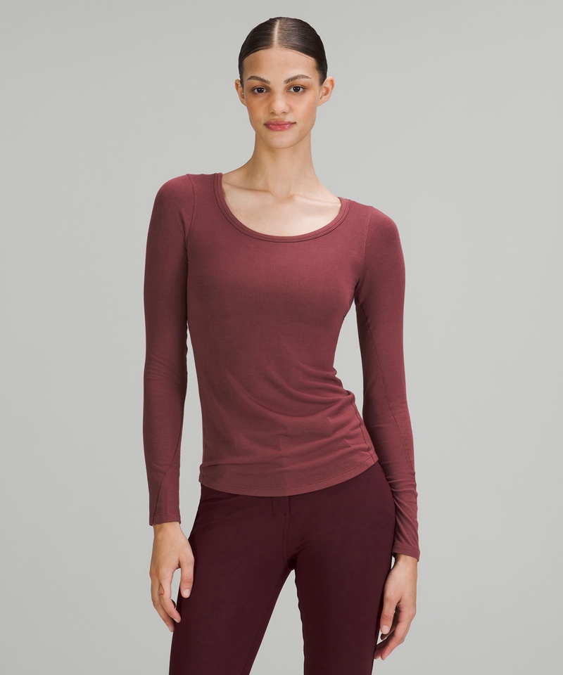 Lululemon Topper Dame Rød | 51023-KNMD