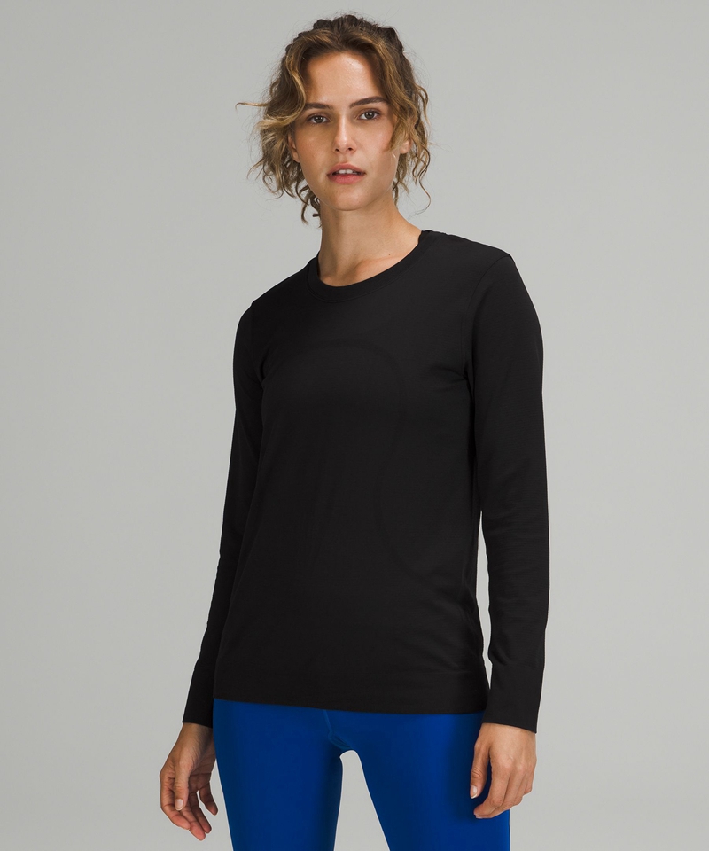 Lululemon Topper Dame Svarte | 09364-UBYS