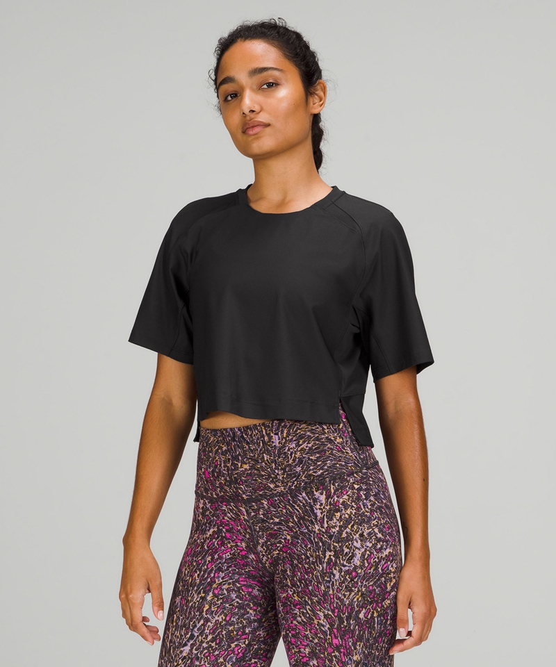 Lululemon Topper Dame Svarte | 13742-QXHO