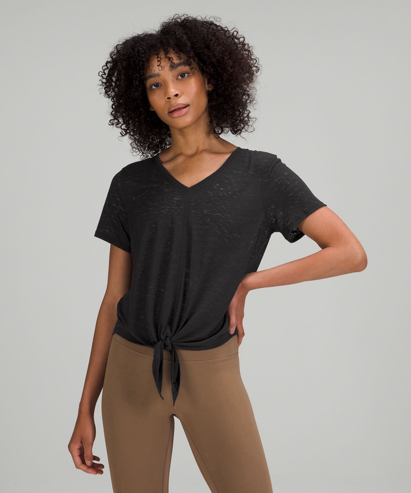Lululemon Topper Dame Svarte | 56702-QSZF