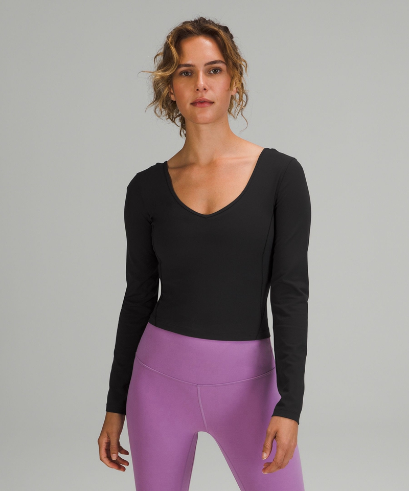 Lululemon Topper Dame Svarte | 96358-NJSY