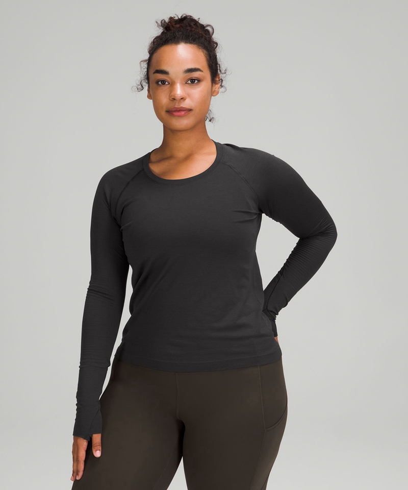 Lululemon Topper Dame Svarte | 98314-JILD