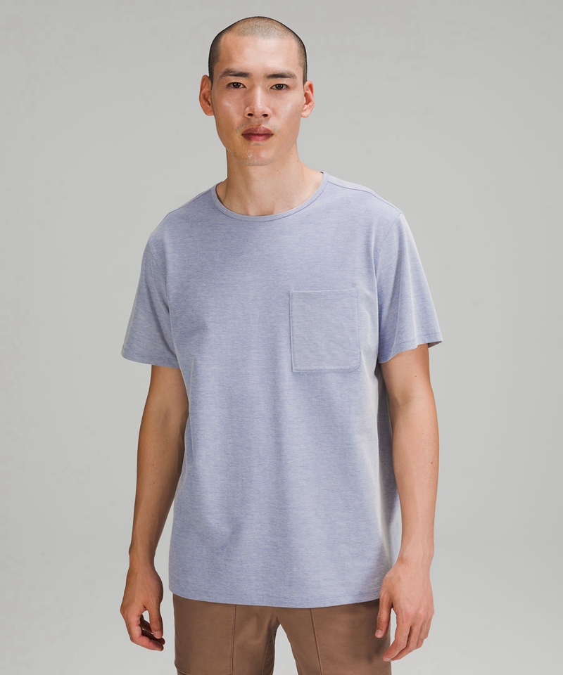 Lululemon Topper Herre Blå | 43987-AJSQ