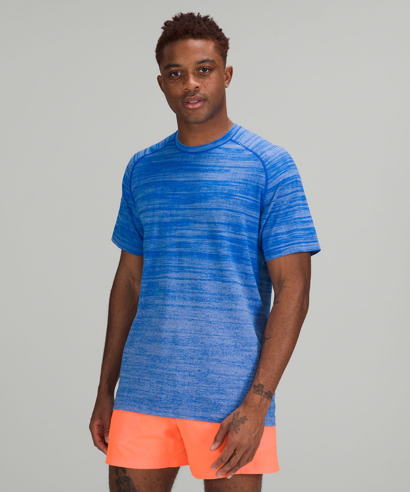 Lululemon Topper Herre Blå | 52978-EUJN