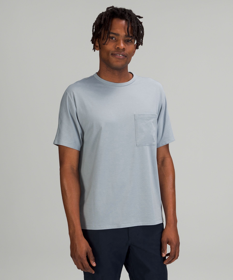 Lululemon Topper Herre Blå | 91632-WGKH