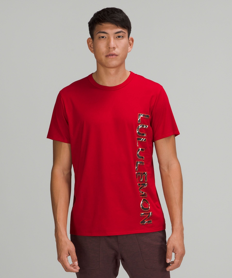 Lululemon Topper Herre Mørke Rød | 28453-ATCP