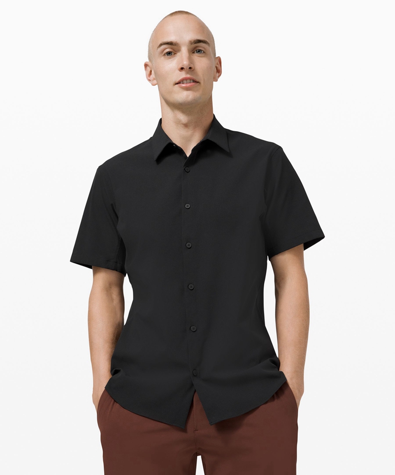 Lululemon Topper Herre Svarte | 29076-FTDX