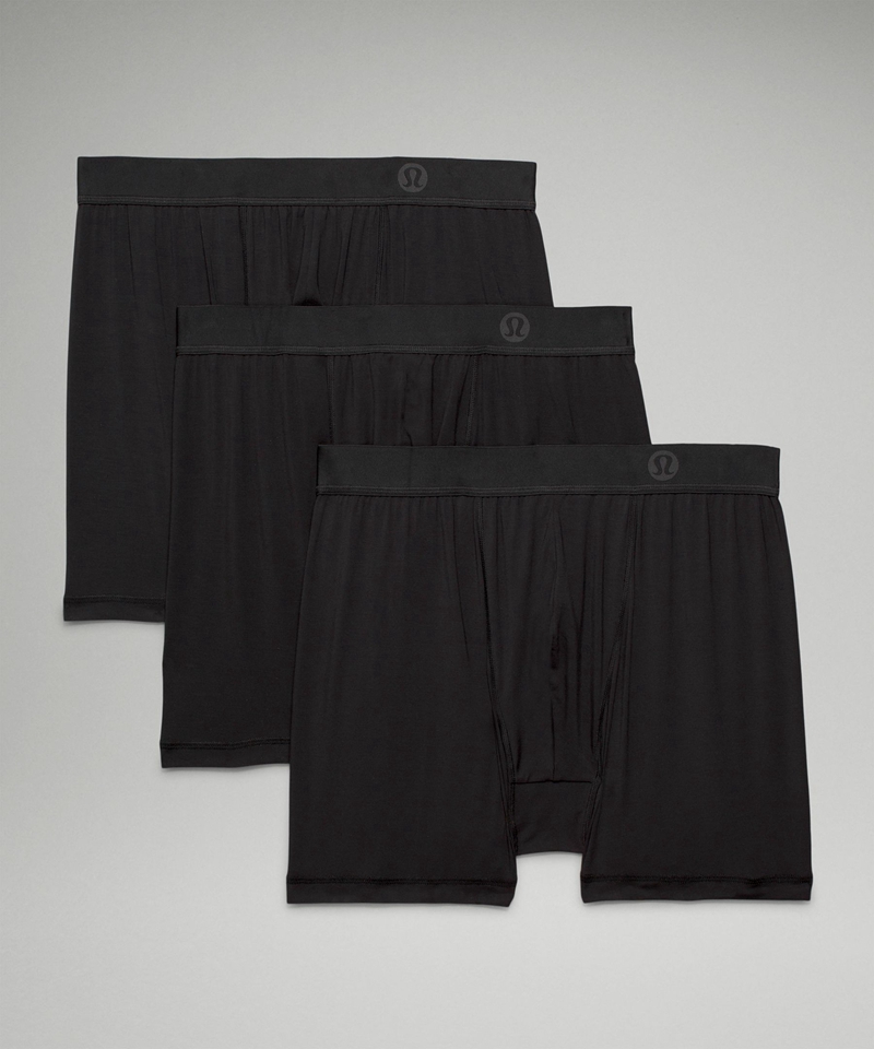 Lululemon Undertøy Herre Svarte | 06974-JCRA